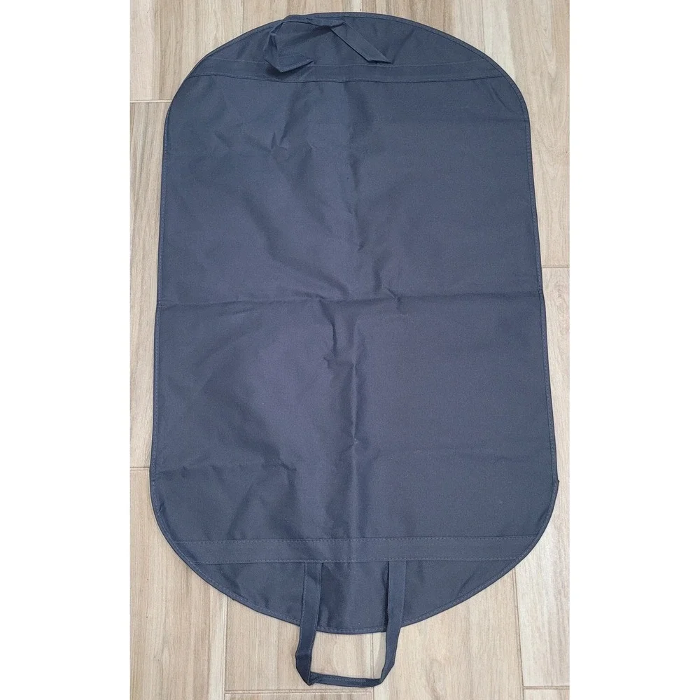 Ralph Lauren Navy Blue Garment Bag Travel Suit Cover Gold Logo Foldable Bag